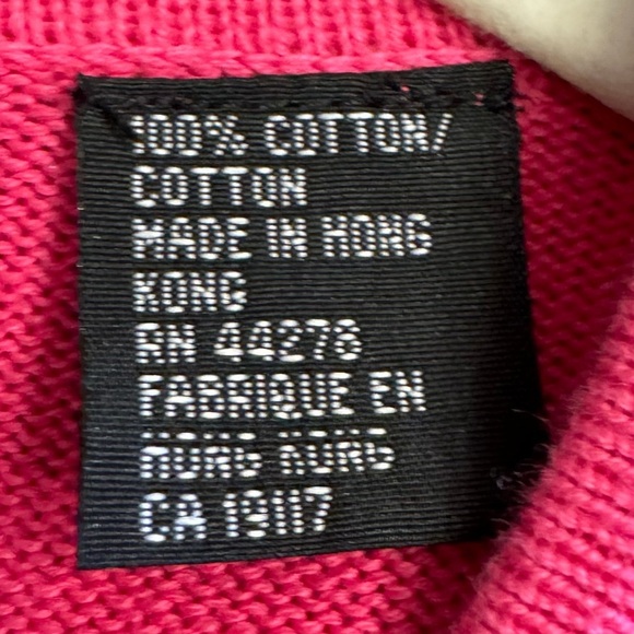 CHRISTINA ROTELLI Vintage Pink Cardigan Sweater Monkeys Martinis Size L - Picture 16 of 16